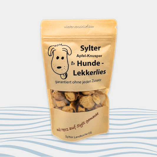 Sylter Hunde Lekkerlies -Apfel-Knusper